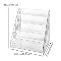 Stepped CD Display Shelf Tiered CD Storage Rack Storage Rack Saving DVD Display Holder for Music Room
