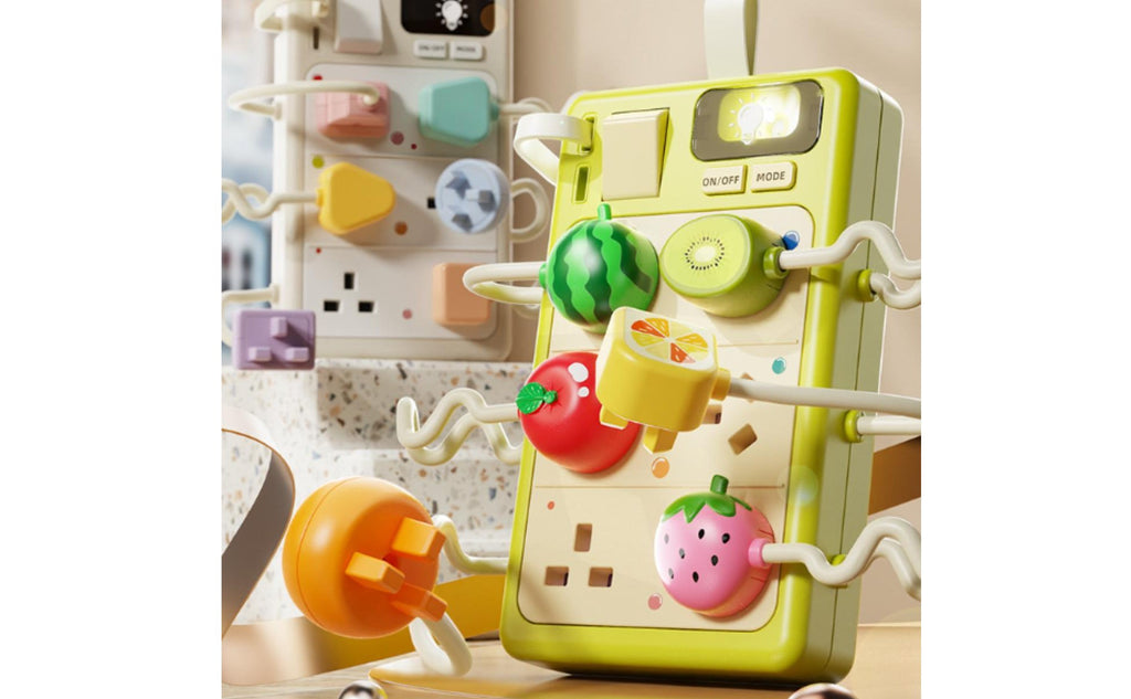 Plug and Socket Toy Hand-Eye Coordination Power Strip Learning Toy for Infants