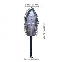 Leaf-Shaped Percussion Piece Lightweight Handheld Percussion Instrument Sturdy African Drum Shaker