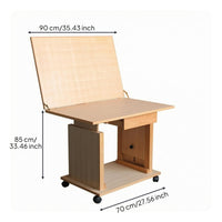 Adjustable Still Life Table Space Saving Tilting Drawing Table Easy Assembly Art Furniture for Sketching