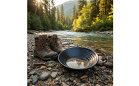 Gold Pan Double Design Gold Panning Pan High Visibility Green for Hobbyists