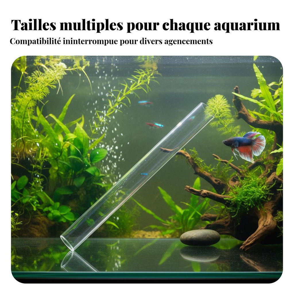 Acrylic Aquarium Pipe Transparent Design Aquarium Inflow Outflow Pipe