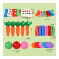 Multifunction Activity Box Fine Motor Skills Wooden Shape Sorter Cube