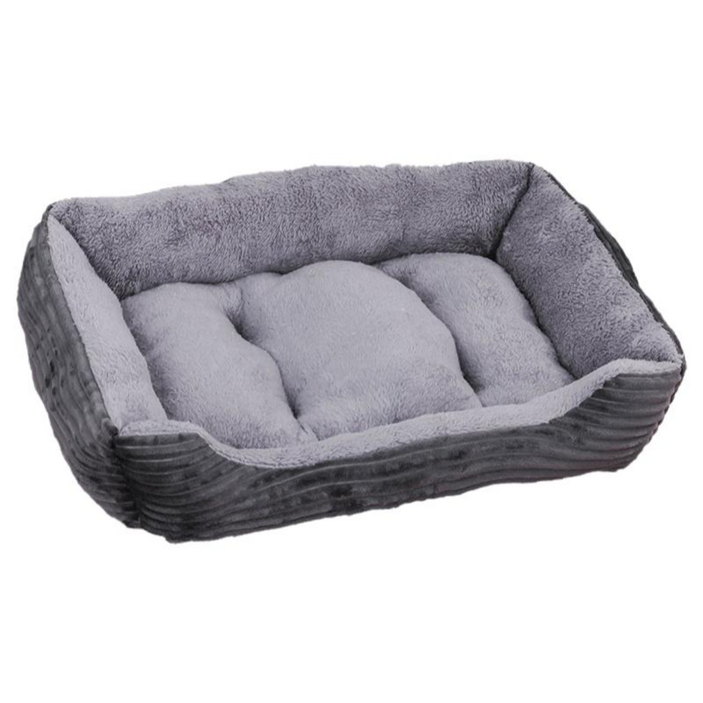 Calming Pet Bed, Soft, Easy-Clean, All-Season