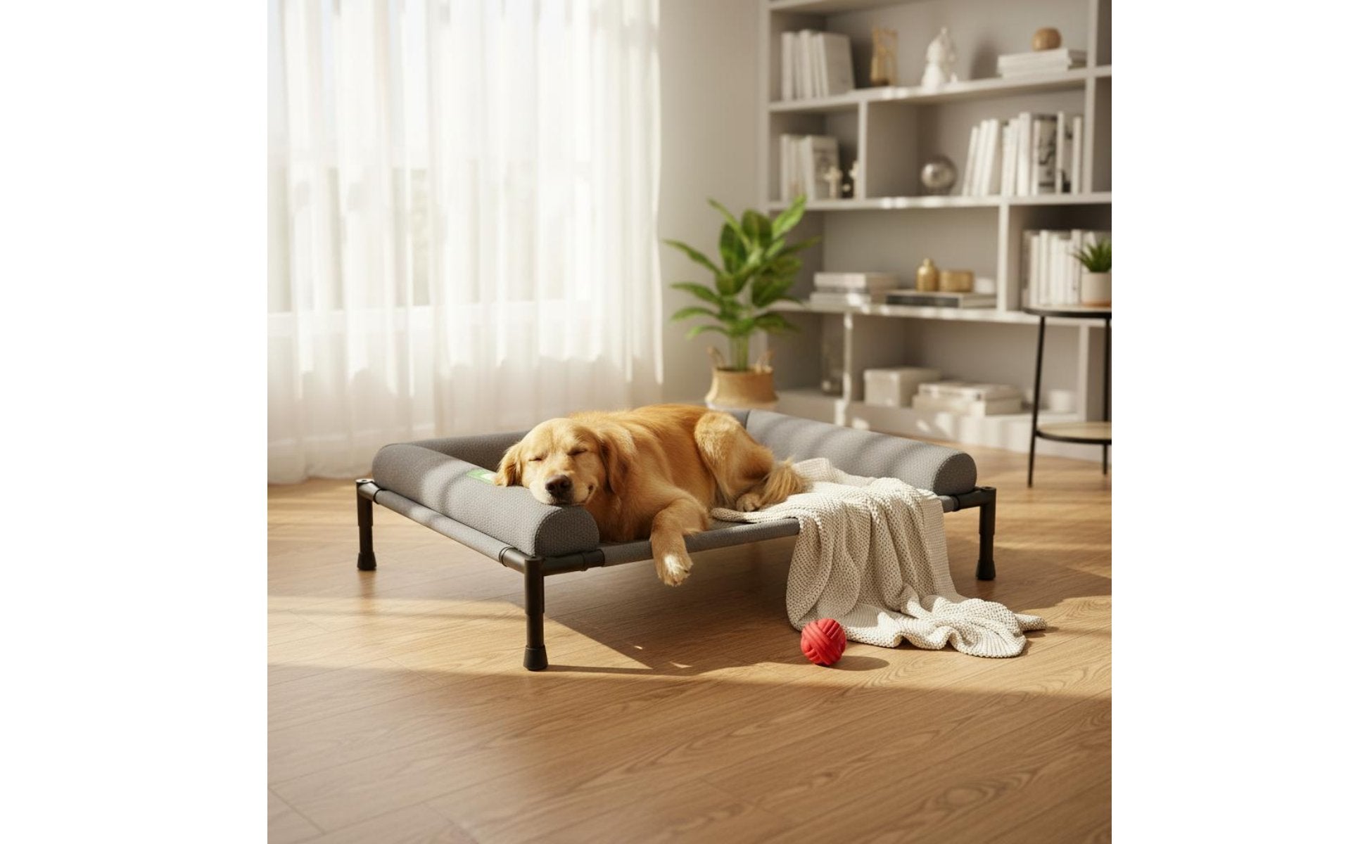 Elevated Dog Bed Easy to Clean Dog Camping Bed Waterproof for Indoor