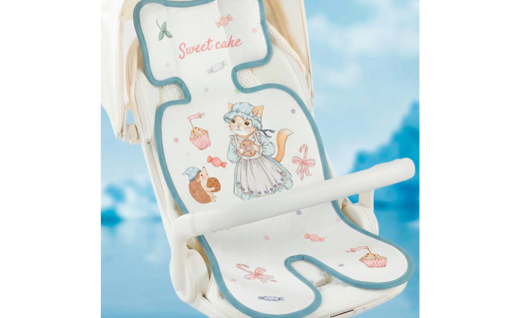 Cooling Seat Pad Breathable Stroller Mat Multi-Use for Travel, Babies