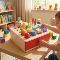 Educational Sorting Box Smooth Finish Token Insertion Toy Sensory Play