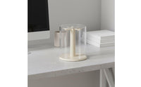 Clear Dustproof Doll Case High Translucency Rotating Keychain Display Stand Large Capacity Collectible Hanger Storage Box for Desktop, Bedroom
