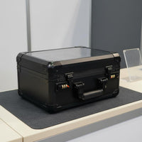Aluminum Card Briefcase Transparent Lid PSA Card Carrying Case Shockproof