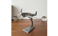 P-51D Stallion Model Alloy Build Metal Airplane Reproduction Gift for Desk