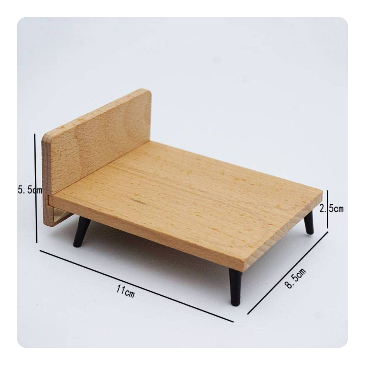 10 Pieces 1:12 Dollhouse Bedroom Furniture Realistic for Pretend Play, Kids