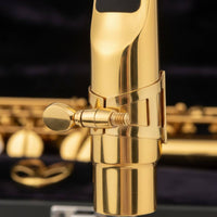 Alto Sax Metal Mouthpiece Bright Tone Music Gear Brass Body for Performance