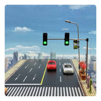 HO Scale Traffic Light DIY Road Sign Realistic Design
