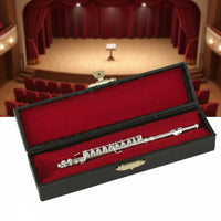 Miniature Flute Model Realistic Design Home Decor Collectible for Desk, Office