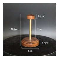 1/6 Figure Stand Detachable Wooden Display Base Adjustable Height for Hobby Fans