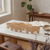 10 Pieces wood Violin Bridge Easy to Shape String Instrument Part Good Acoustics & Composition Accessory