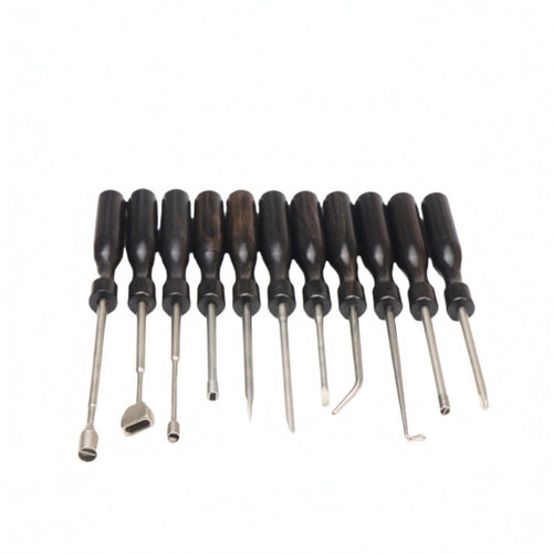 11 Pieces Grand Piano Maintenance Tool Set Wood Handle