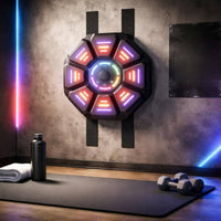 Music Boxing Machine LED Light Wall Mounted Punch Target Soft Strike Surface
