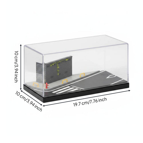 1/64 Car Model Toy Showcase Box Transparent Dustproof Car Model Cover for Collectors, Desk