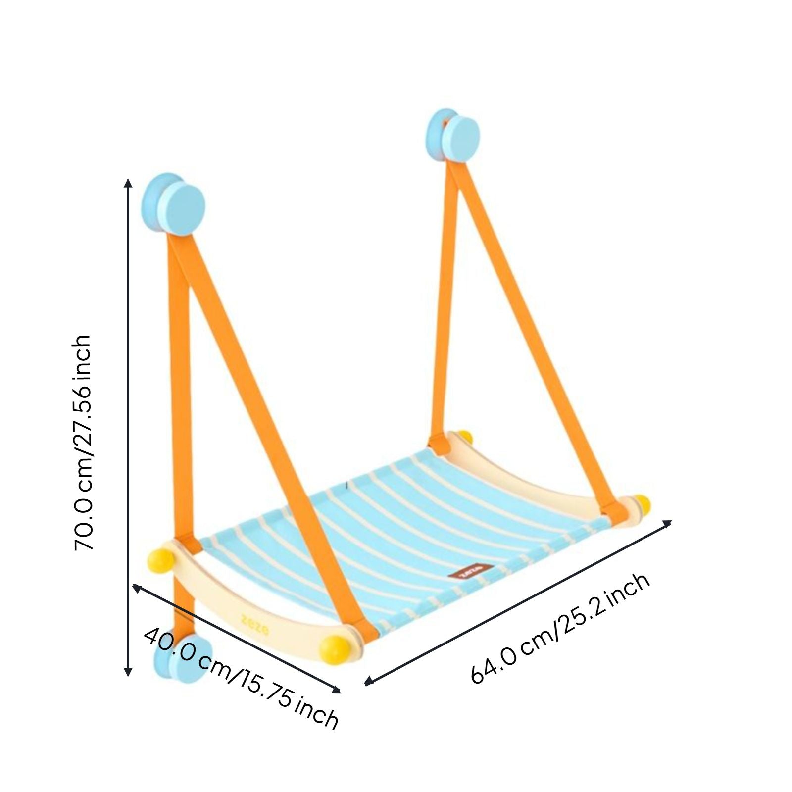 Suction cat window perch, breathable bed