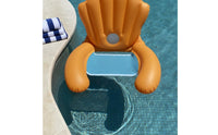 Inflatable Pool Chair Foldable Floating Water Floating Lounger Portable