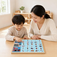 Matching Activity Board Illustrated Picture Word Activity Board