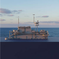 Aircraft Carrier Superstructure High Fidelity for Display, Hobbyists