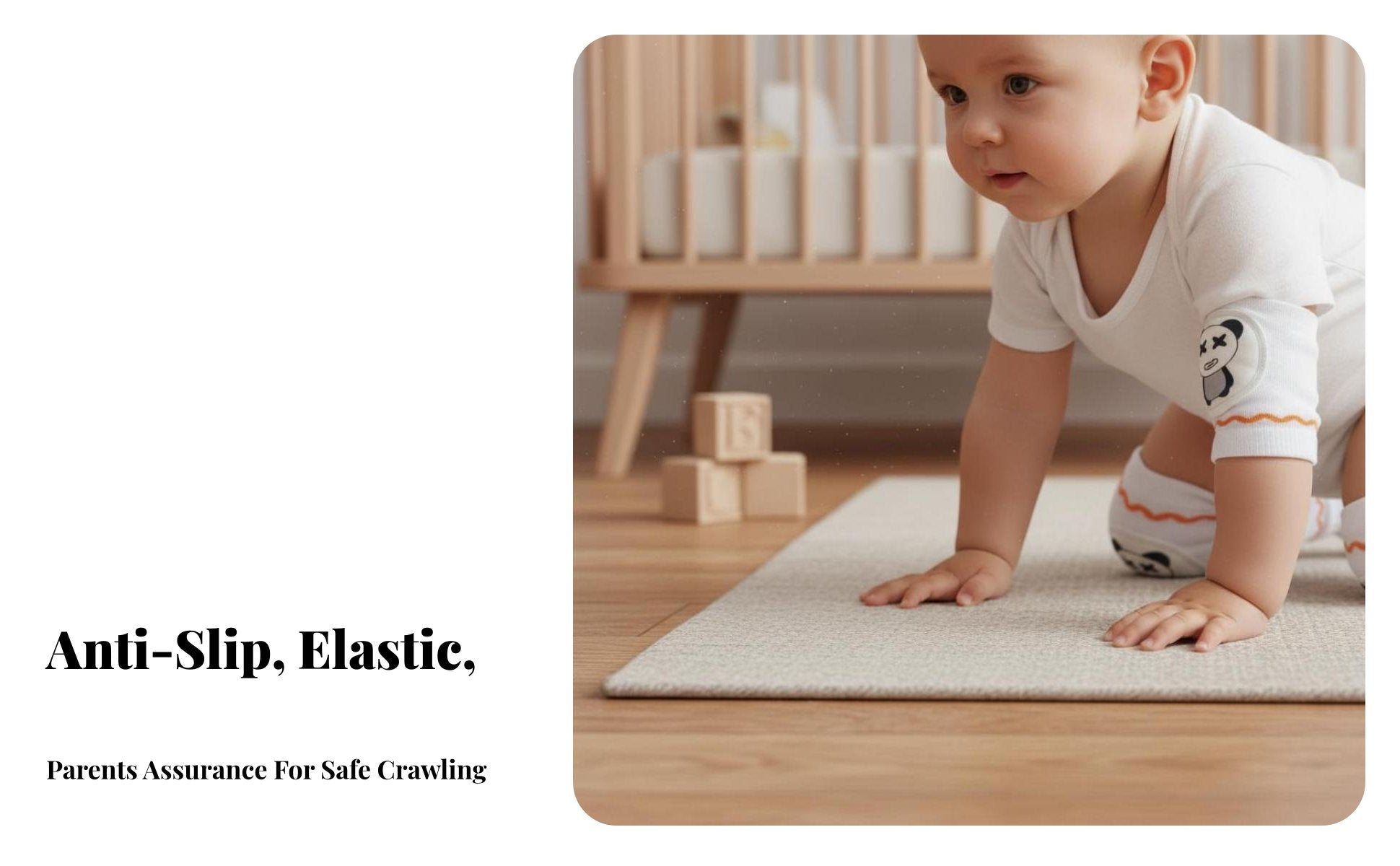 Safeguarding Baby Crawling Knee Pads Soft & Comfortable Baby Crawling Kneepads Gender-Neutral for Babies, Infants, Learning to Walk