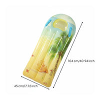 PVC Swim Raft Wholesale Floating Lounge Mat Lightweight for Beach