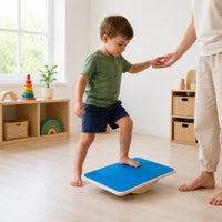 Sensory Balance Board Stretching Practice Wooden Balance Board Coordination Training Children's Toy for Kindergarten