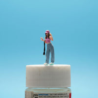 1:64 Scale Female Figure Refined Workmanship Resin Scene Figure Hand Painted