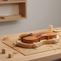 4/4 Violin Mold Full Size Violin Plate Mold Wooden for Luthiers