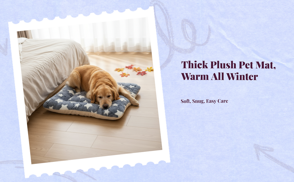 Automatic Heating Pet Bed Mat, Non-Slip, Washable, Gray