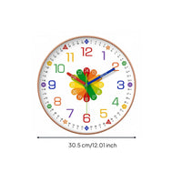 Analog Teaching Timepiece Large Numerals Kids Analog Teaching Timepiece Minute