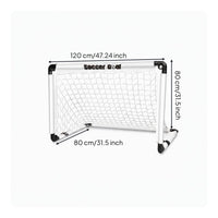 Foldable Soccer Goal Easy to Set up Sports Toy Indoor Outdoor for Park, Toddlers