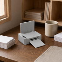 1:12 Scale Printer Compact Dollhouse Printer Plastic for Office Scenes