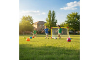 Kids Mini Soccer Net Easy Assembly Outdoor Toy Parent-Child Interaction