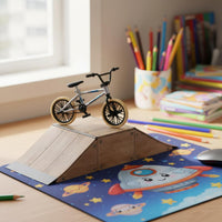 Alloy Cycle Model Realistic Design Alloy Finger Bike Pocket-Sized for Children