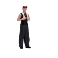 Scene Layout Painted Human Figurine 1/18 Scale Figurine Scale Model Figures True Pose