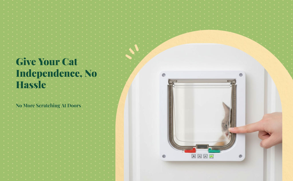 Weatherproof cat door, easy install.