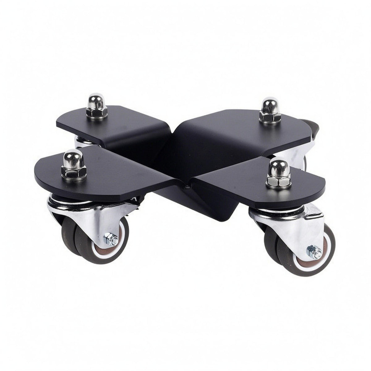 Piano Moving Cart Black Metal Piano Dolly Flat Top Surface