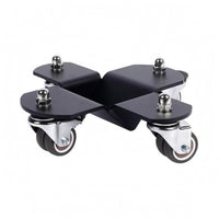 Piano Moving Cart Black Metal Piano Dolly Flat Top Surface