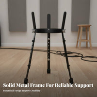 African Drum Stand Universal Fit African Hand Drum Stand Adjustable Height Percussion Hardware for Beginners, Stage Performance, Studio Audio Capture