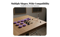 21 Pieces Cymbal Stand Felts and Sleeves Non-Slip Cymbal Pad Set Drum Maintenance Kit Easy Installation for Drummers