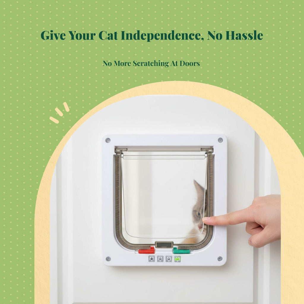 Weatherproof cat door, easy install.