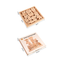 Wooden Creature Stacking Toy Early Learning Creature Balance Blocks Educational