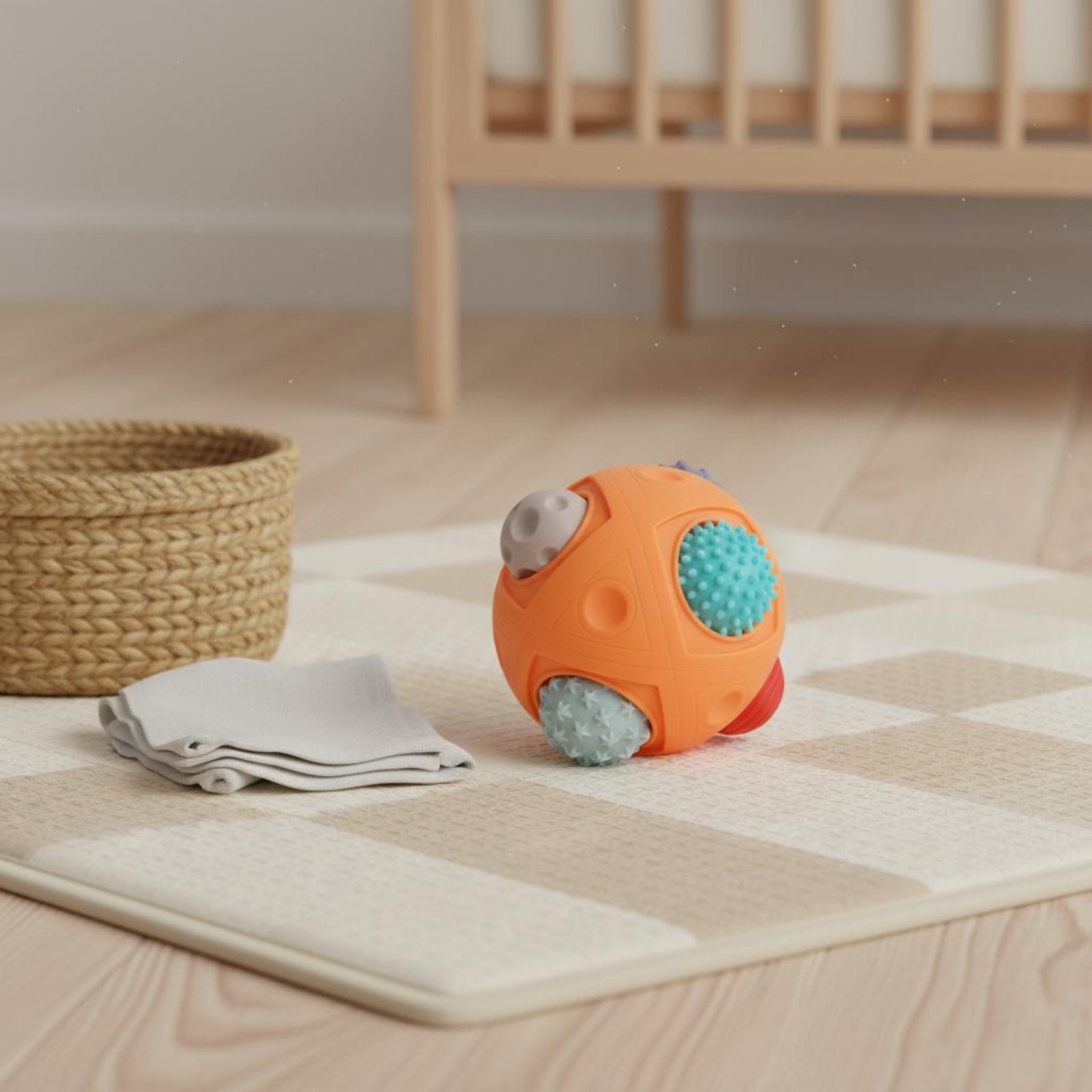 Textured Grip Ball Easy to Hold Textured Sensory Balls Press Balls for Infants