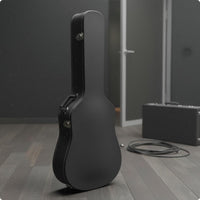 41 Inch Guitar Case Convex Top Hard Shell Guitar Case Zippered Lock Latch