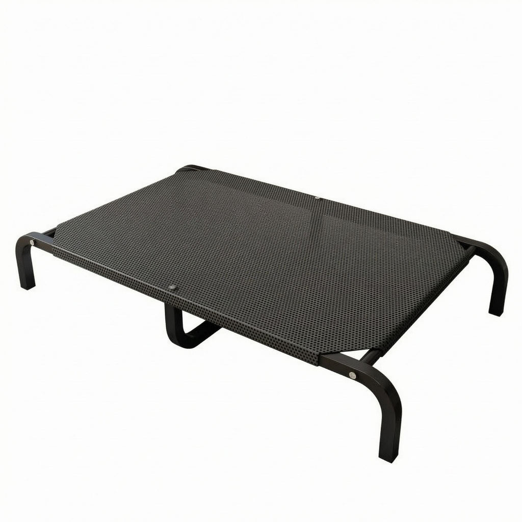 Breathable Mesh Dog Bed Improved Ventilation Raised Dog Cot Metal Frame