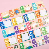 36 Pieces Water Reveal Sticker Cards Static Cling Mystical Water Painting